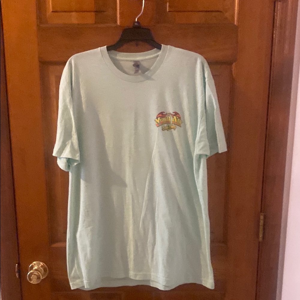 Mens' Maui Nix Surf Shop Mint Green Graphic T-Shirt